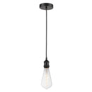 Edison Mini Pendant shown in the Matte Black finish