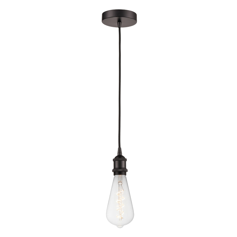 Edison Mini Pendant shown in the Oil Rubbed Bronze finish