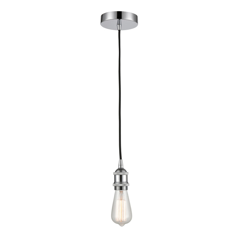 Edison Mini Pendant shown in the Polished Chrome finish