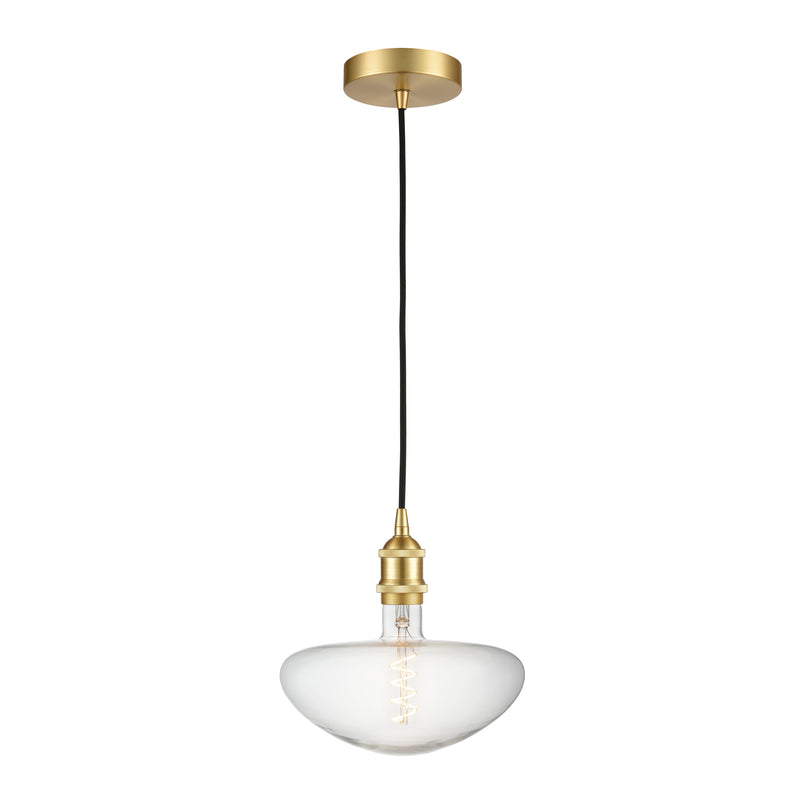 Edison Mini Pendant shown in the Satin Gold finish