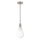 Edison Mini Pendant shown in the Brushed Satin Nickel finish