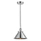 Briarcliff Mini Pendant shown in the Polished Chrome finish with a Polished Chrome shade