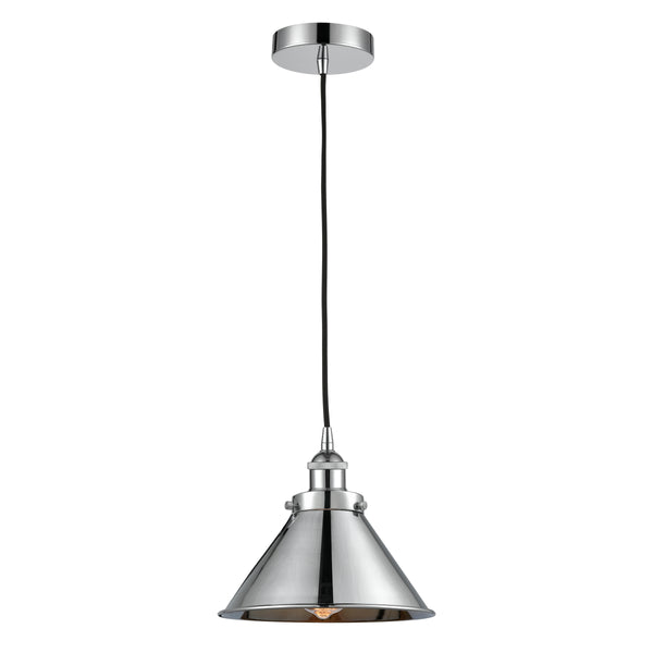 Briarcliff Mini Pendant shown in the Polished Chrome finish with a Polished Chrome shade