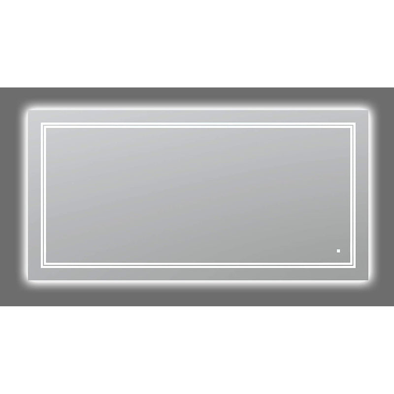 Aquadom Soho LED Lighted Silver Mirror S-8436