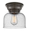 Bell Flush Mount shown in the Oil Rubbed Bronze finish with a Seedy shade