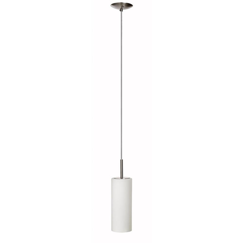 Dainolite 1 Light White Glass Pendant 83202-SC-WH