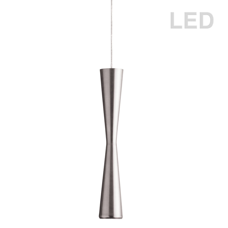 Dainolite 5W Pendant, Satin Chrome Finish 8901LED-1P-SC