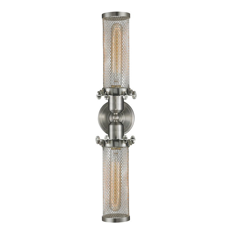 Innovations Lighting Quincy Hall 2 Light Bath Vanity Light Part Of The Austere Collection 900-2W-SN-CE216-SN