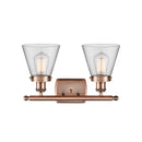 Innovations Lighting Small Cone 2 Light Bath Vanity Light Part Of The Ballston Collection 916-2W-AC-G62-LED