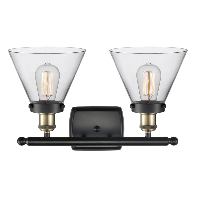 Innovations Lighting Large Cone 2 Light Bath Vanity Light Part Of The Ballston Collection 916-2W-BAB-G42
