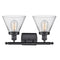 Innovations Lighting Large Cone 2 Light Bath Vanity Light Part Of The Ballston Collection 916-2W-BK-G42