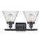 Innovations Lighting Large Cone 2 Light Bath Vanity Light Part Of The Ballston Collection 916-2W-BK-G44