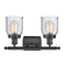 Innovations Lighting Small Bell 2 Light Bath Vanity Light Part Of The Ballston Collection 916-2W-BK-G54
