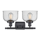 Innovations Lighting Large Bell 2 Light Bath Vanity Light Part Of The Ballston Collection 916-2W-BK-G74