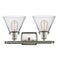 Innovations Lighting Large Cone 2 Light Bath Vanity Light Part Of The Ballston Collection 916-2W-SN-G42