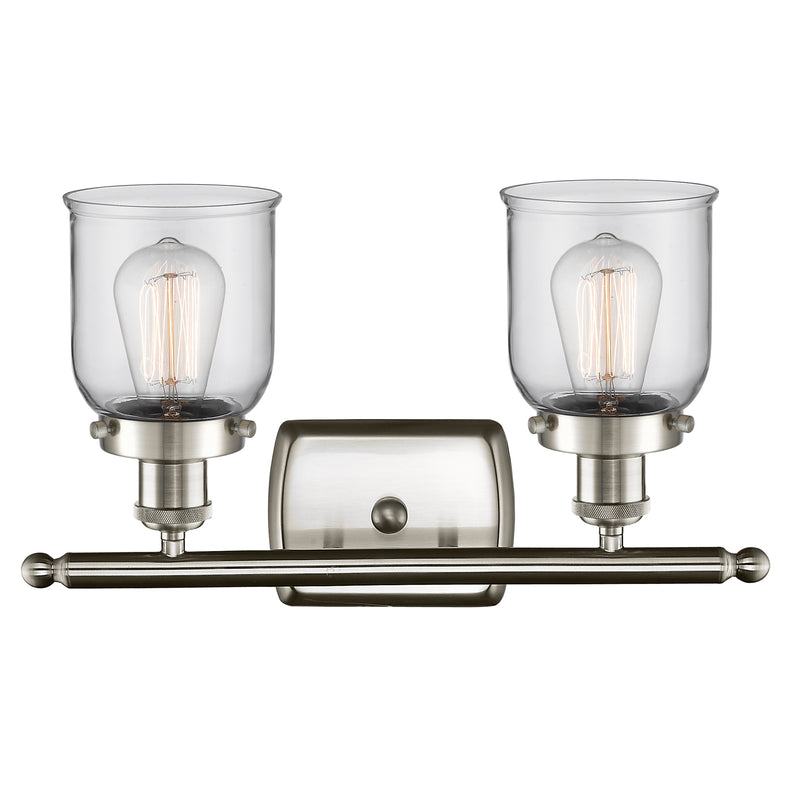 Innovations Lighting Small Bell 2 Light Bath Vanity Light Part Of The Ballston Collection 916-2W-SN-G52