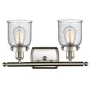 Innovations Lighting Small Bell 2 Light Bath Vanity Light Part Of The Ballston Collection 916-2W-SN-G54