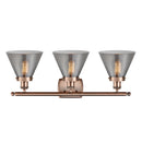 Innovations Lighting Large Cone 3 Light Bath Vanity Light Part Of The Ballston Collection 916-3W-AC-G43