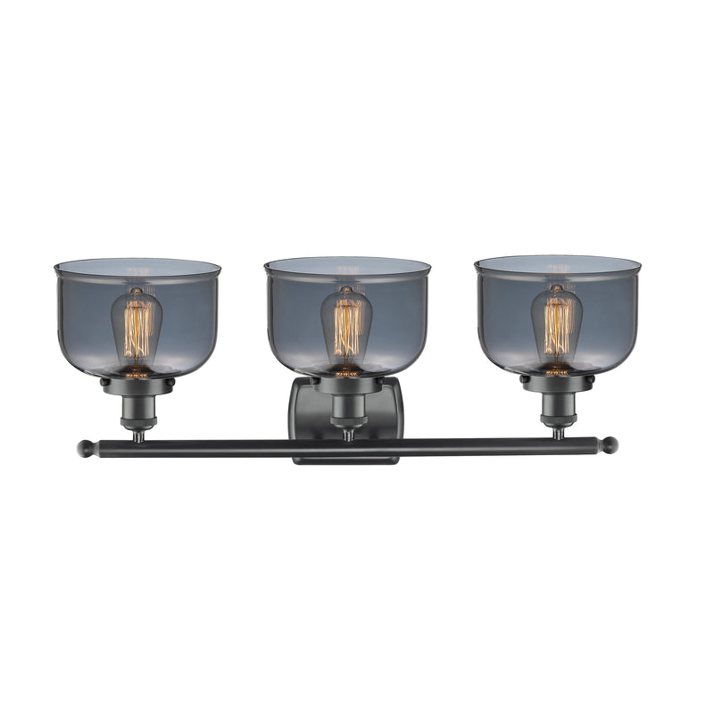 Innovations Lighting Large Bell 3 Light Bath Vanity Light Part Of The Ballston Collection 916-3W-BK-G73
