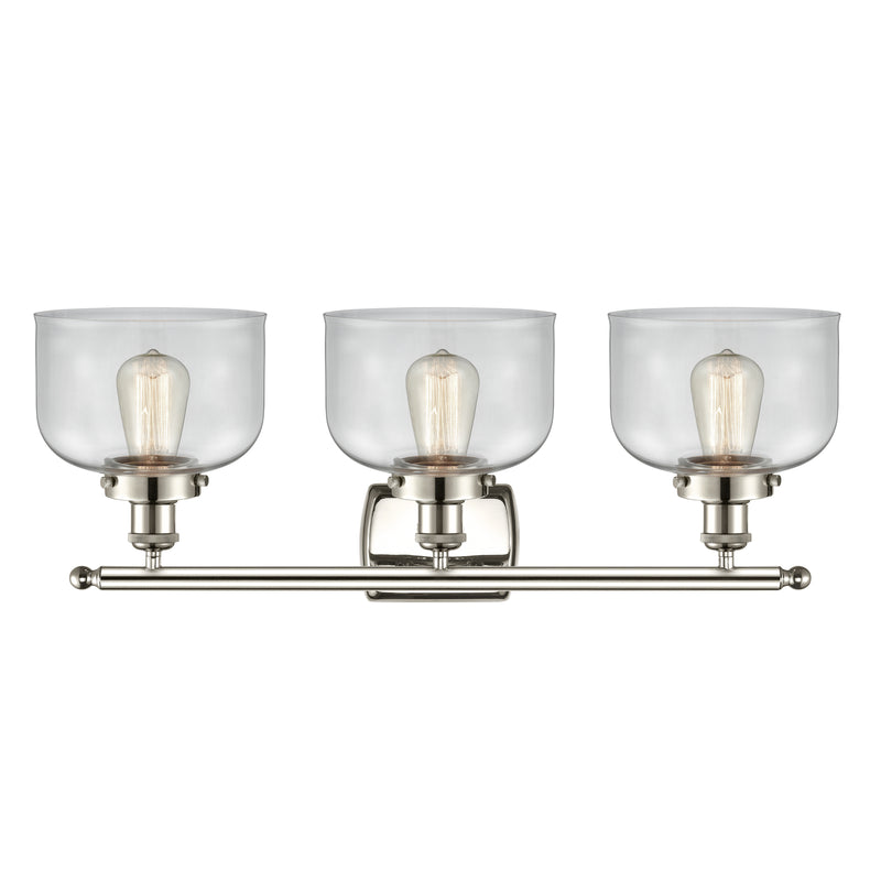 Innovations Lighting Large Bell 3 Light Bath Vanity Light Part Of The Ballston Collection 916-3W-PN-G72