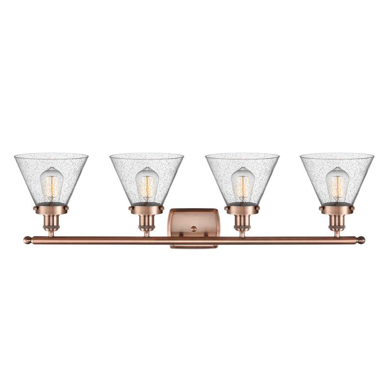 Innovations Lighting Large Cone 4 Light Bath Vanity Light Part Of The Ballston Collection 916-4W-AC-G44