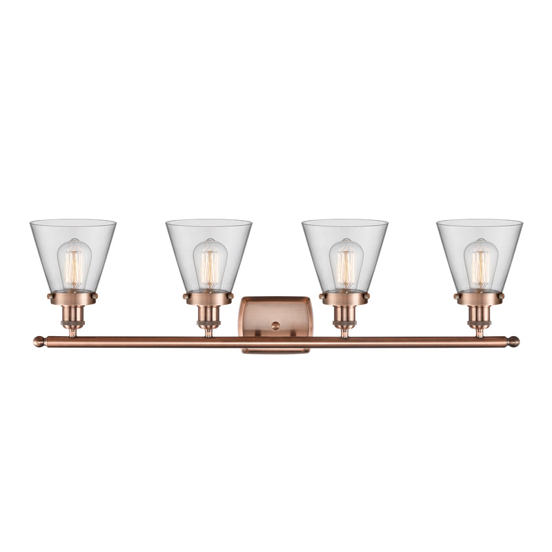 Innovations Lighting Small Cone 4 Light Bath Vanity Light Part Of The Ballston Collection 916-4W-AC-G62