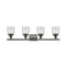 Innovations Lighting Small Bell 4 Light Bath Vanity Light Part Of The Ballston Collection 916-4W-OB-G52
