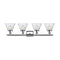 Innovations Lighting Large Cone 4 Light Bath Vanity Light Part Of The Ballston Collection 916-4W-PC-G42