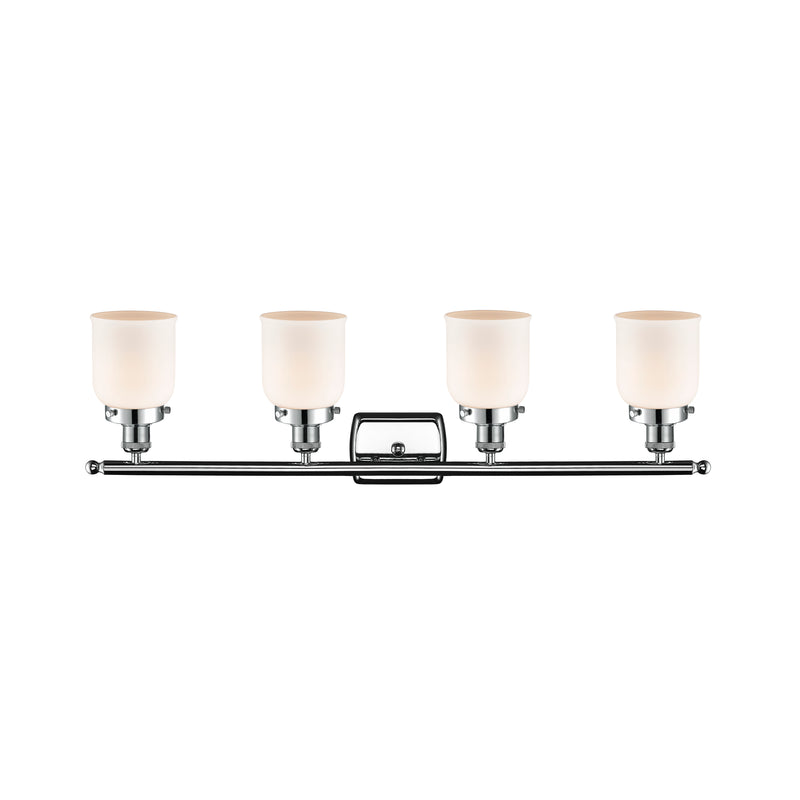 Innovations Lighting Small Bell 4 Light Bath Vanity Light Part Of The Ballston Collection 916-4W-PC-G51