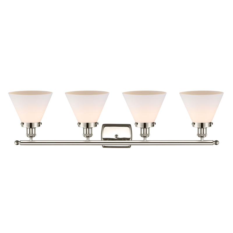 Innovations Lighting Large Cone 4 Light Bath Vanity Light Part Of The Ballston Collection 916-4W-PN-G41-LED