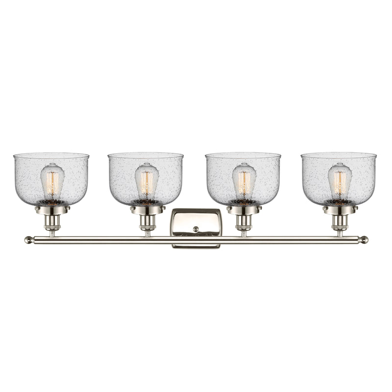 Innovations Lighting Large Bell 4 Light Bath Vanity Light Part Of The Ballston Collection 916-4W-PN-G74