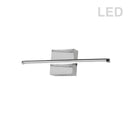 Dainolite 19W Wall Sconce Polished Chrome with White Acrylic Diffuser ARY-2419LEDW-PC