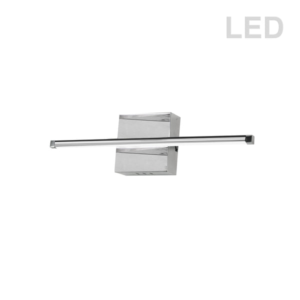 Dainolite 19W Wall Sconce Polished Chrome with White Acrylic Diffuser ARY-2419LEDW-PC