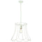 Dainolite 1 Light Metal White Framed Pendant BKO-L-WH