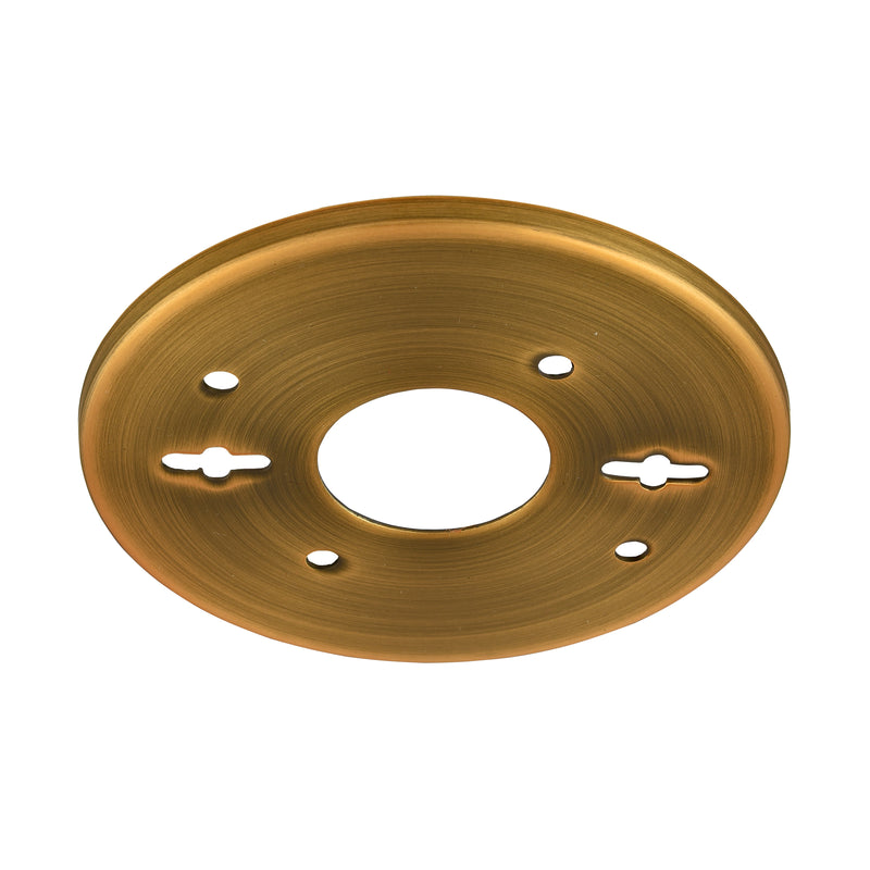 Backplate Specialty Items shown in the Brushed Brass finish