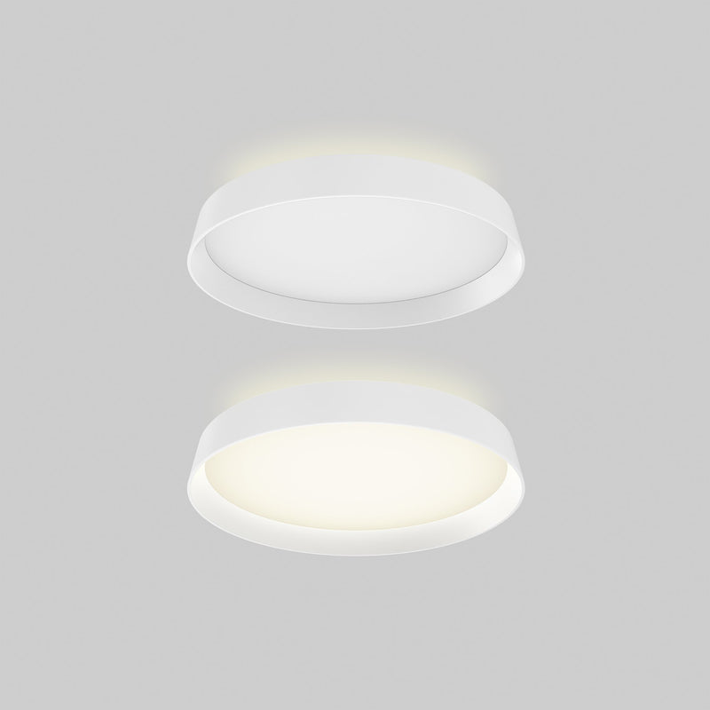 Dals Lighting 12” Round Flush Mount 20W 3000K / 6W 3K Ambient Light CFH12-3K-SN