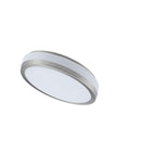 Dainolite Ceiling Flush 8W 203mm, Satin Chrome CFLED-6008-SC