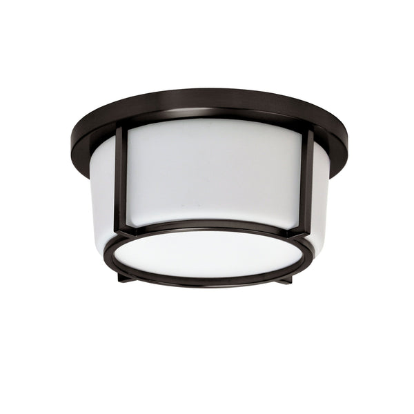 Dainolite 10" Flush Mount, Bronze Finish CFLED-B1011-BZ