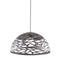 Dainolite 1 Light Pendant, Millstone Finish COR-161P-MN