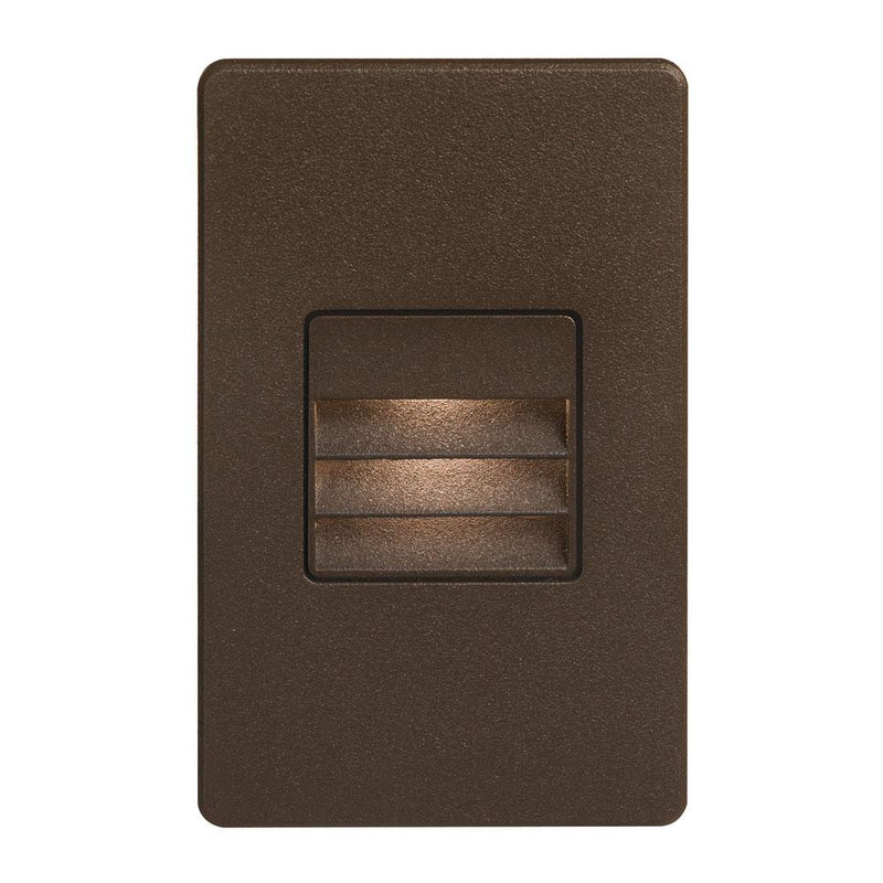 Dainolite Bronze Rectangle In/Outdoor 3W LED Wa DLEDW-234-BZ