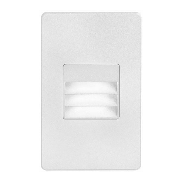 Dainolite White Rectangle In/Outdoor 3W LED Wal DLEDW-234-WH