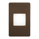 Dainolite Bronze Rectangle In/Outdoor 3W LED Wa DLEDW-245-BZ