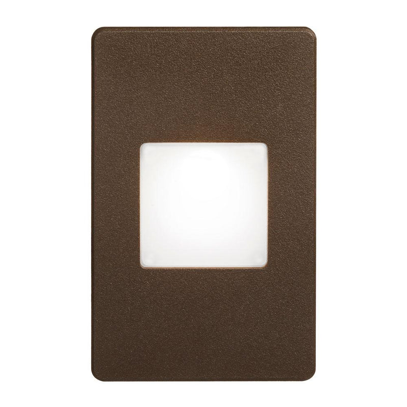 Dainolite Bronze Rectangle In/Outdoor 3W LED Wa DLEDW-245-BZ