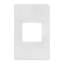 Dainolite White Rectangle In/Outdoor 3W LED Wal DLEDW-245-WH