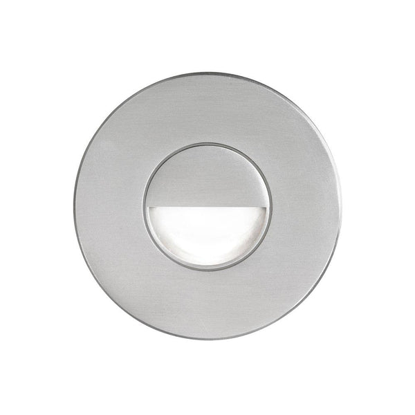 Dainolite Brushed Alum Round In/Outdoor 3W LED Wal DLEDW-300-BA