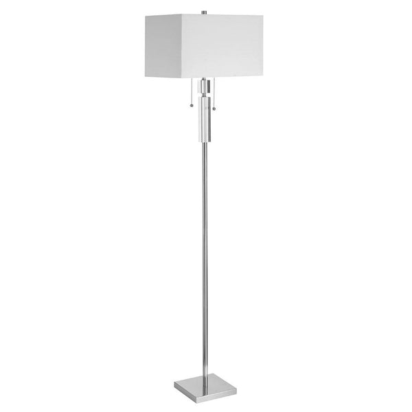 Dainolite Floor Lamp, Rectangular Shade DM231F-PC