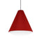 Dainolite 14W LED Pendant, Red EMLED-13P-RD