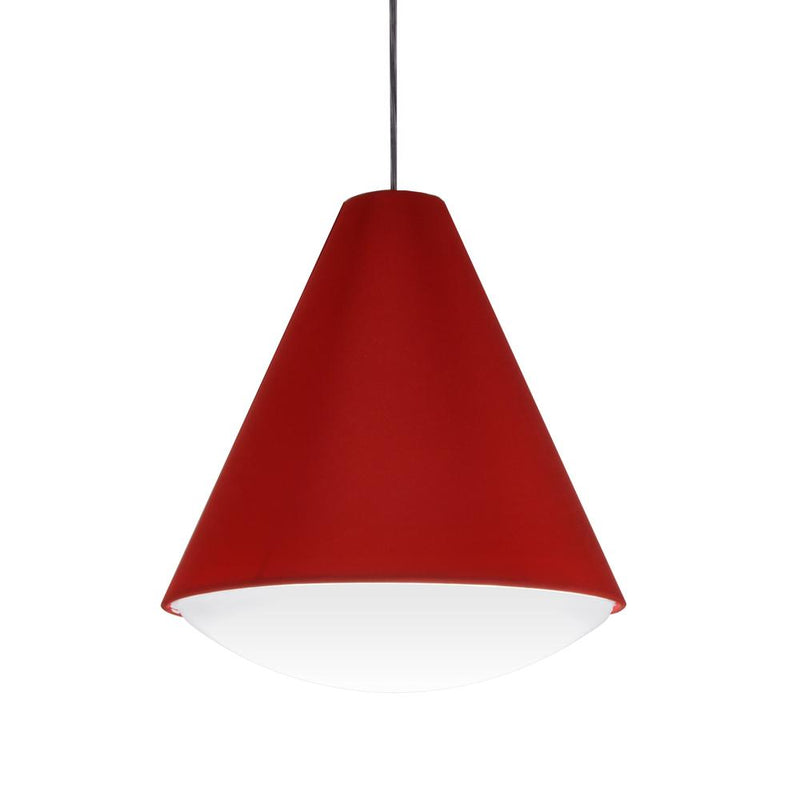 Dainolite 14W LED Pendant, Red EMLED-13P-RD