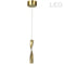 Dainolite 13W Pendant Aged Brass FIN-1213LEDP-AGB