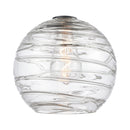 Deco Swirl Glass shown in the  finish with a Clear shade